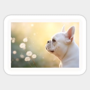 French Bulldog Dog Pet Animal Tranquil Sticker